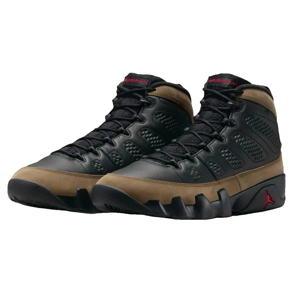 Men's Size 5 - Air Jordan 9 Retro 2024 Olive -HV4794-030 -NEW-